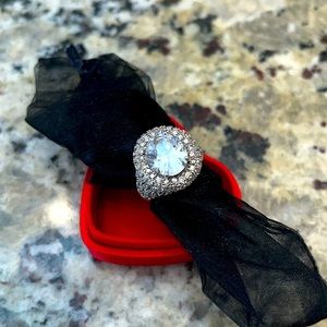 Beautiful new CZ and Sterling ring size 10💖💖💖